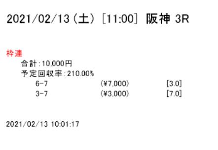 阪神３Ｒ